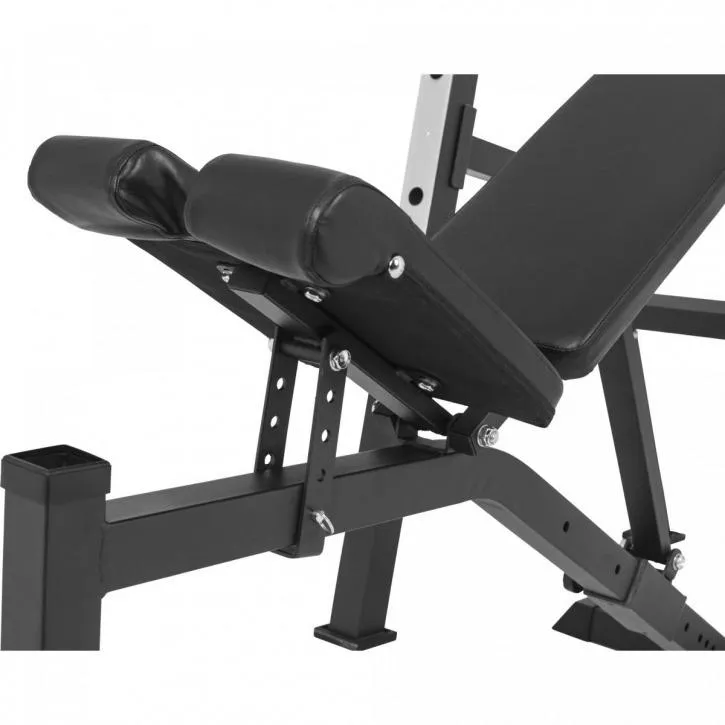 Weight Bench with Separate Weight Rack - Black (Combo)