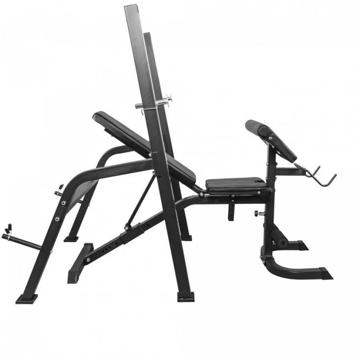 Weight Bench with Separate Weight Rack - Black (Combo)