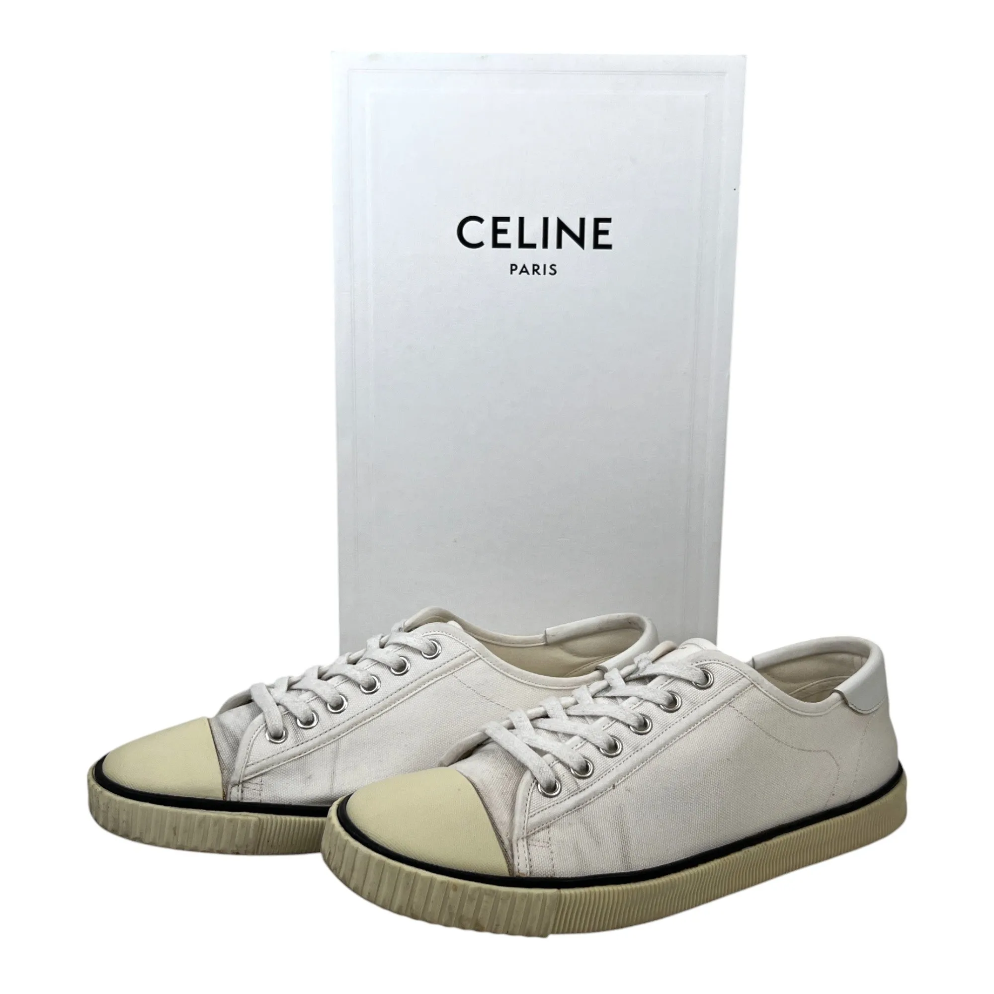 Women's Blank Canvas Low Trainers White Size EU 40 / UK 7